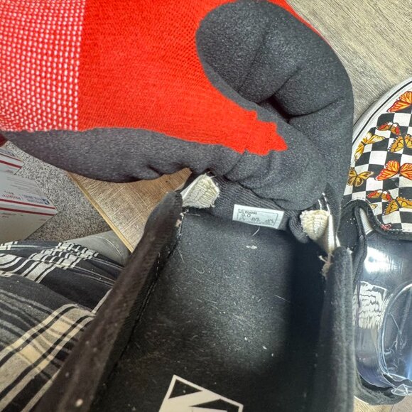 Vans Asher Butterfly Print Slip On Sneakers Women's Size 9 - Picture 5 of 7